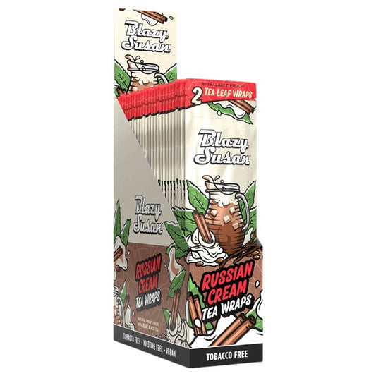 BLAZY SUSAN Tea Leaf Russian Cream Wraps 2/25ct