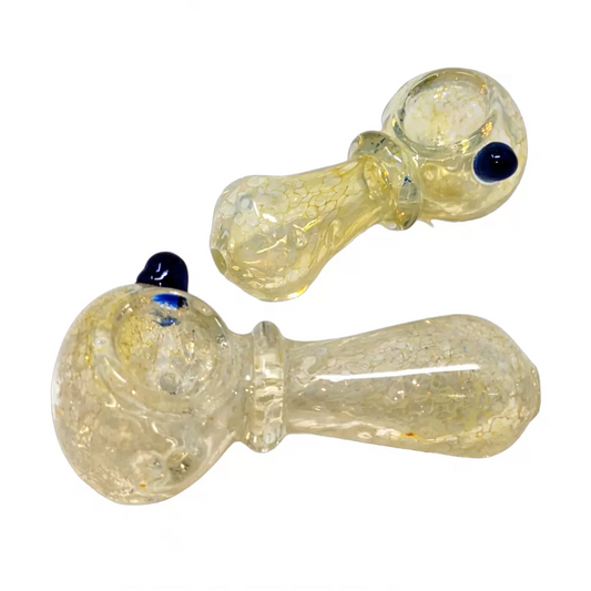 3.25" Single Rim Silver Fumed Hand Pipe (Pack of 2) (SDK494)