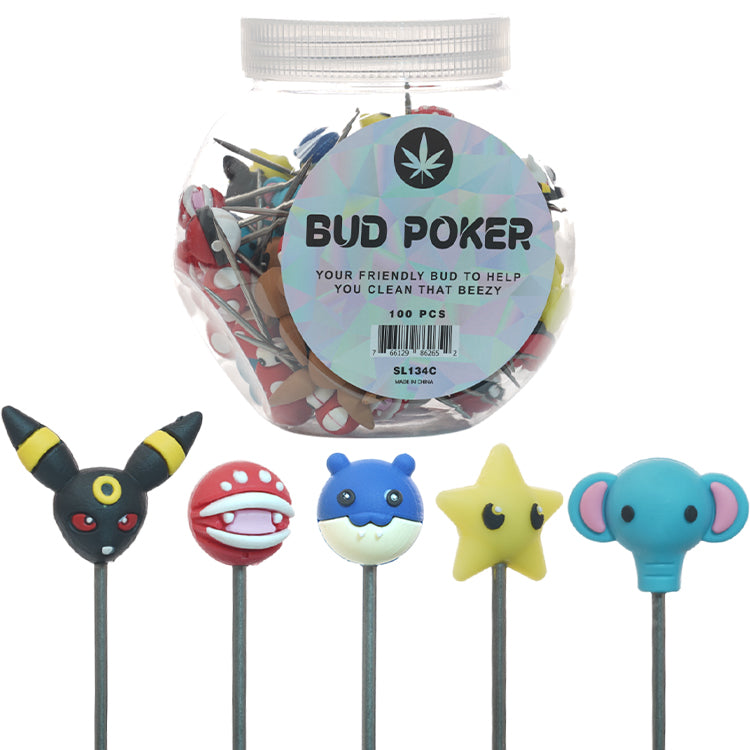 Bud Poker Dabber with Silicone Tip Dabbing Tool