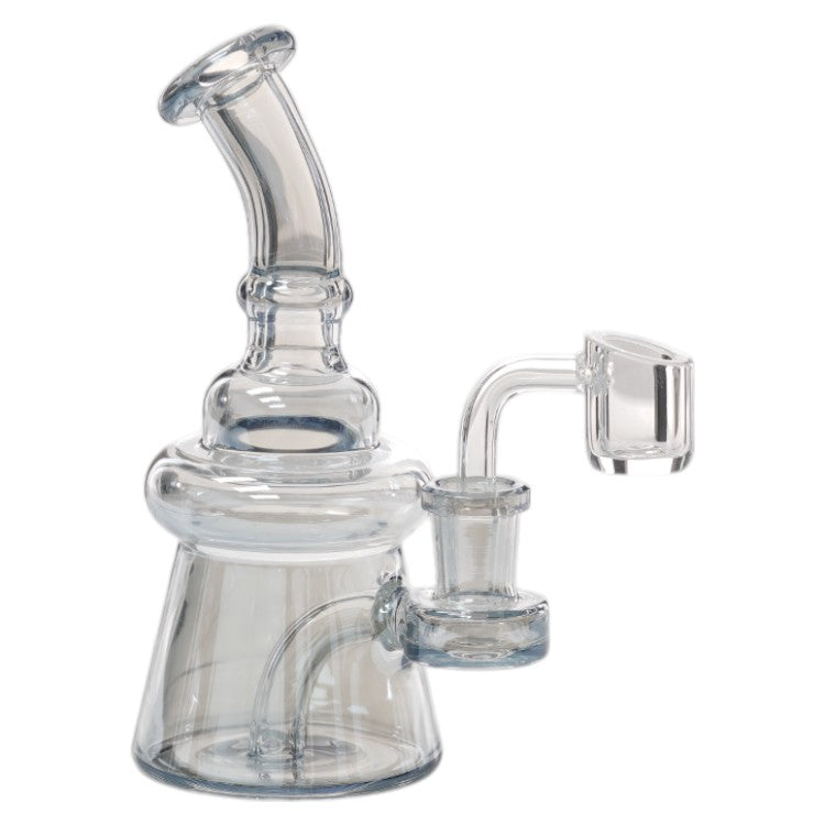 6" Stacked Rings Elevated Electroplated Water Pipe (WP5)