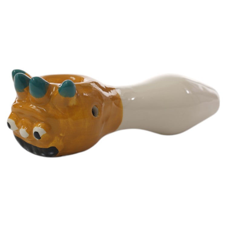 4.5" Ceramic R&M Face Art Hand Pipe (WSG004)