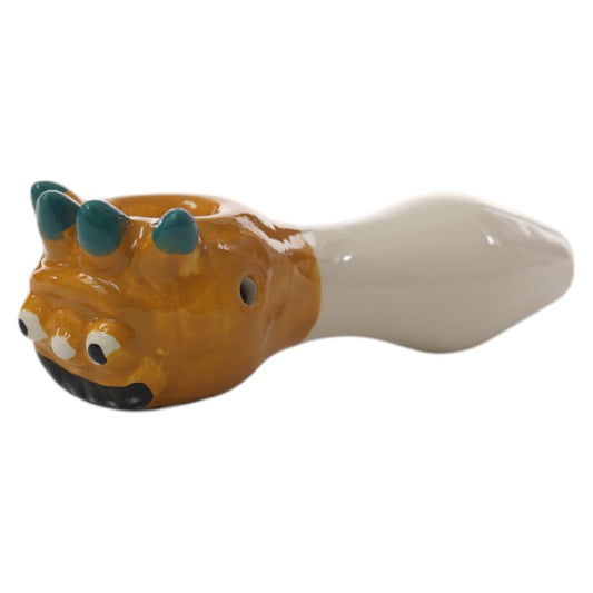 4.5" Ceramic R&M Face Art Hand Pipe (WSG004)