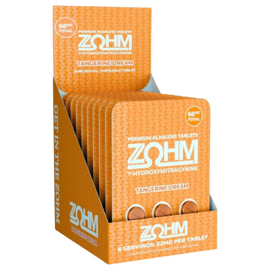 ZOHM 7-Hydroxymitragynine (DSPLY 10pc)(Kratom)(Tablets)(66mg 3-Pack)