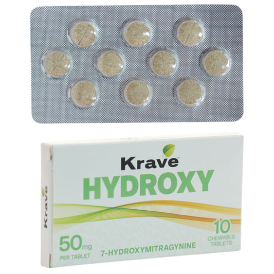 Krave Hydroxy 7-hydroxymitragynine Tablets (50mg Per Tablet)