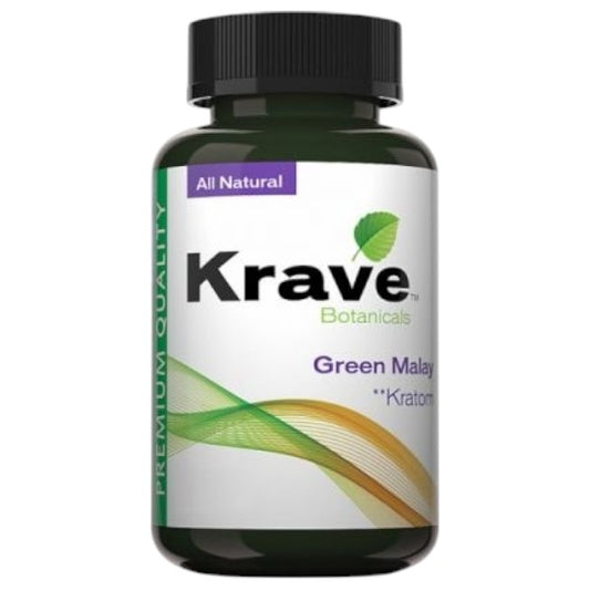 KRAVE Kratom Green Malay Caplets 150/1ct