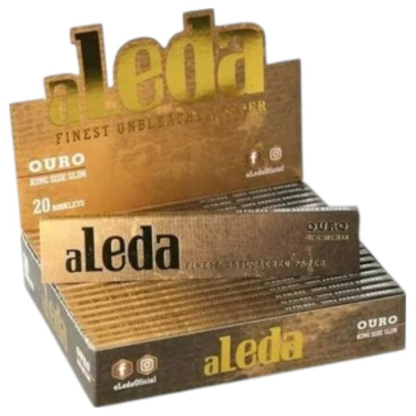 ALEDA Ouro King Size Slim Paper 20ct